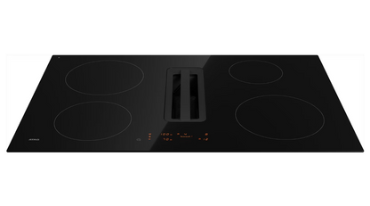 ATAG HIDD88471FX – Inductiekookplaat met Geïntegreerde Afzuiging – 80 cm – 4 Kookzones – Zwart Glas