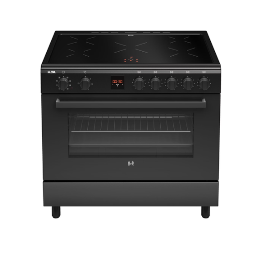 ETNA FI590ZWA - Fornuis - Inductie 3-fasen (Perilex) - breedte 90 cm