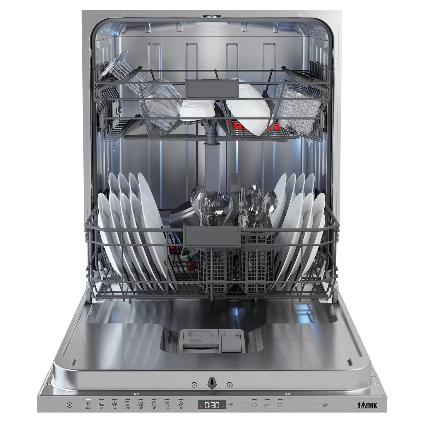 ETNA VW842N Inbouw vaatwasser (60 cm) - sleepscharnier