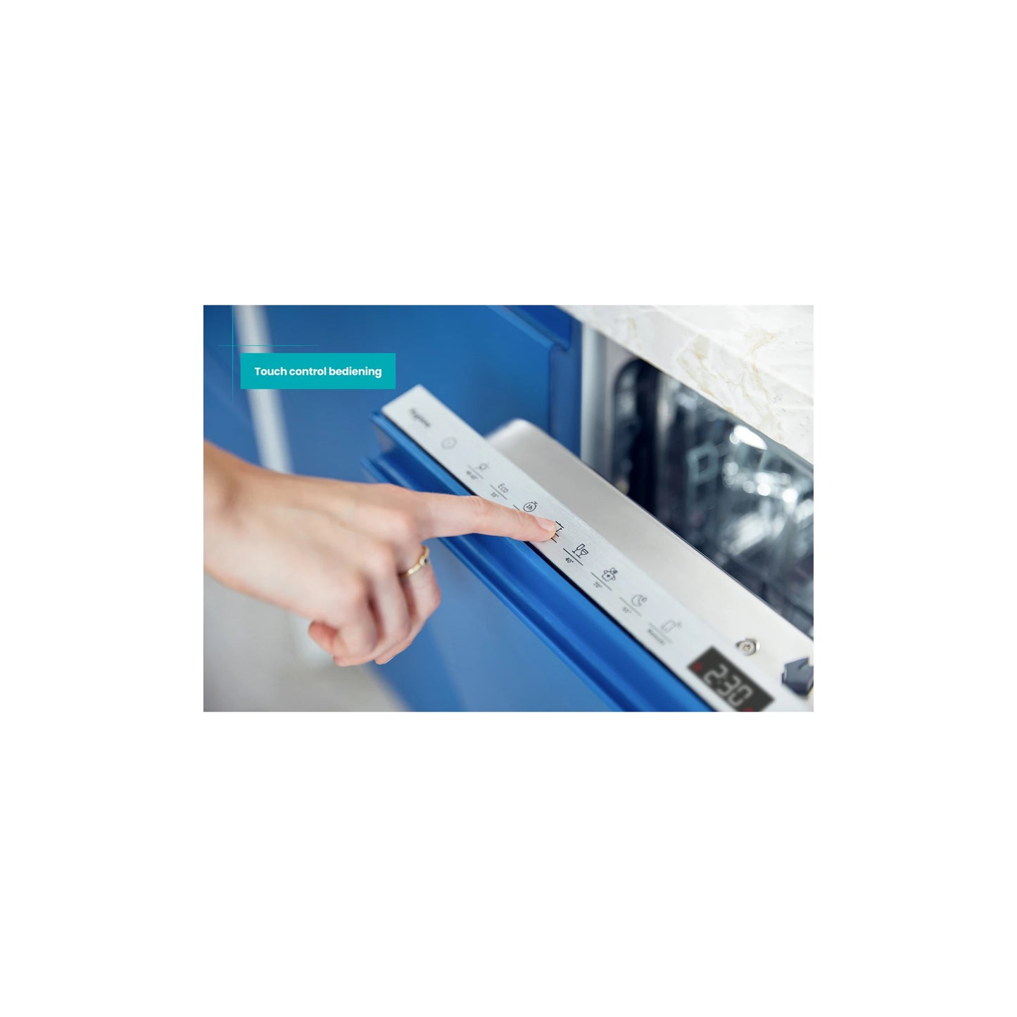 ETNA VW842N Inbouw vaatwasser (60 cm) - sleepscharnier