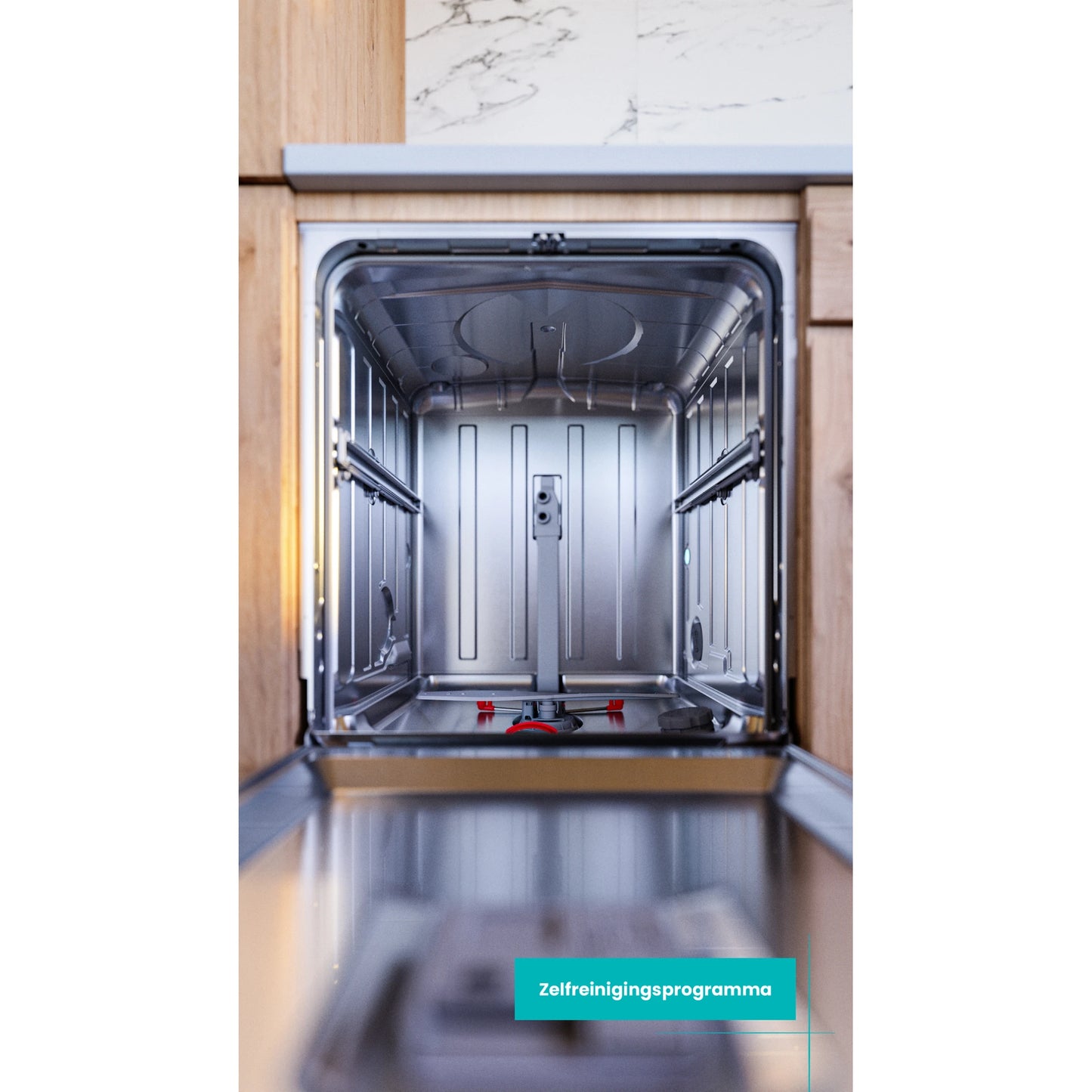 ETNA VW842N Inbouw vaatwasser (60 cm) - sleepscharnier