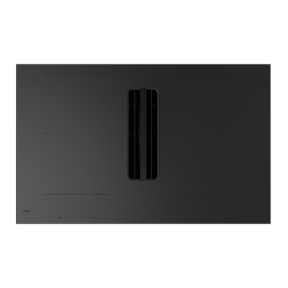 ATAG HIDD28472SV Elevate™ inductiekookplaat met geïntegreerde afzuiging, matzwart (83 cm)