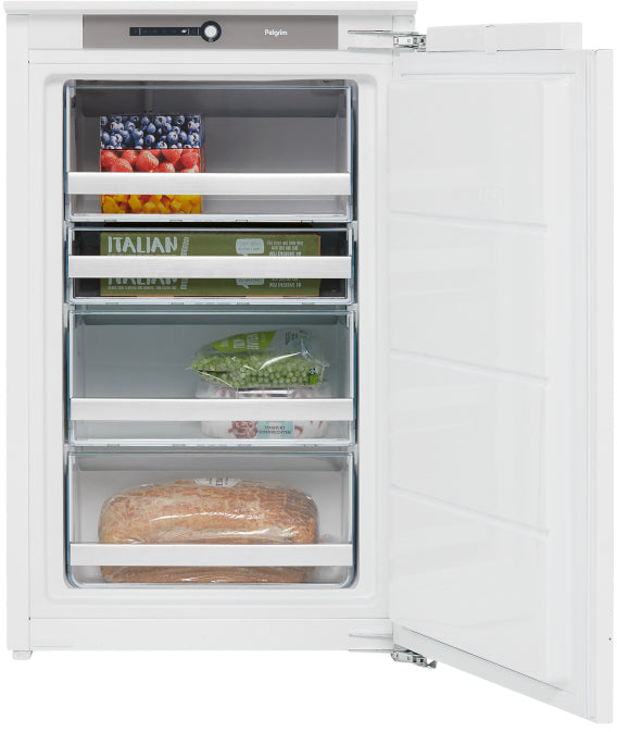 Pelgrim PVD25088L inbouw vrieskast met nis 88 cm en deur-op-deur montage