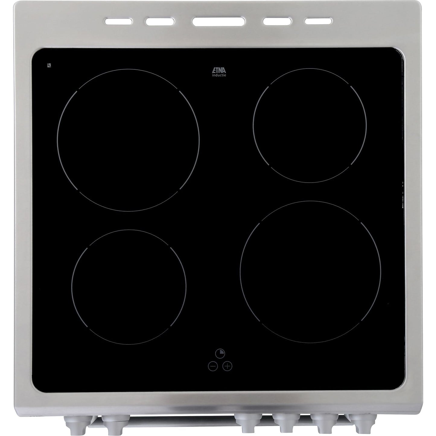 ETNA FIV760RVS Inductie/elektro fornuis (60 cm) -
